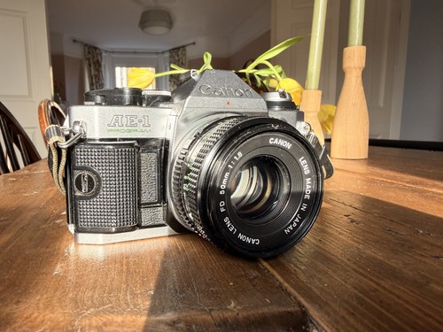 Canon ae1 program 35mm film - canon,