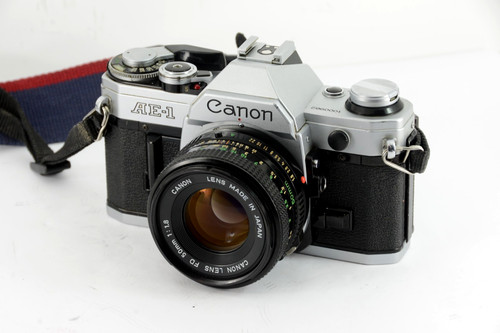 Canon 35mm slr film - canon, ae-1