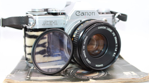 Canon 35mm film camera w - canon, ae-1
